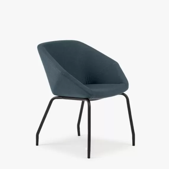 CLR10 Clara Side Chair on a 4 Leg Frame