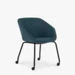 CLR20 Clara Side Chair on a 4 Leg Frame With Castors