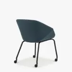 CLR20 Clara Side Chair on a 4 Leg Frame With Castors