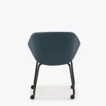 CLR20 Clara Side Chair on a 4 Leg Frame With Castors