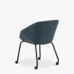 CLR20 Clara Side Chair on a 4 Leg Frame With Castors