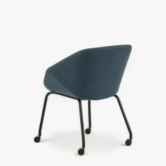 CLR20 Clara Side Chair on a 4 Leg Frame With Castors