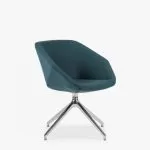 CLR40 Clara Side Chair on a Pyramid Base