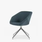 CLR40 Clara Side Chair on a Pyramid Base