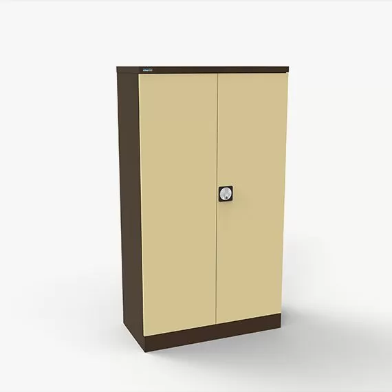 Kontrax Steel Cupboard - 1650mmH 2 double door - assembled c/w 2 shelves