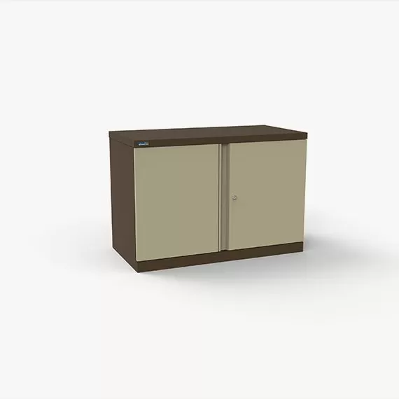 M:Line Steel Cupboard - 690mmH 2 double door - assembled