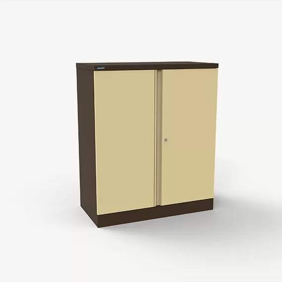 M:Line Steel Cupboard - 1200mmH 2 double door - assembled