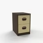 Kontrax Foolscap Filing Cabinet - 2 drawers