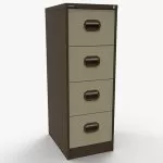 Kontrax Foolscap Filing Cabinet - 4 drawers