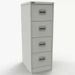 Kontrax Foolscap Filing Cabinet - 4 drawers