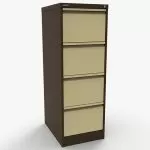 M:Line Filing Cabinet - Four Drawer Foolscap