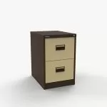 A4 Midi Filing Cabinet - Two Drawer