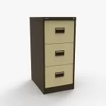 A4 Midi Filing Cabinet - Three Drawer