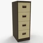 A4 Midi Filing Cabinet - Four Drawer