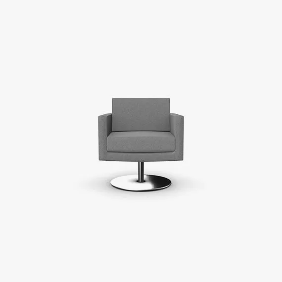 FIFT04 Fifty Series Arm Chair With Pedestal Base