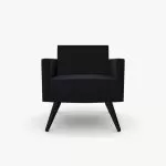 FIFT05 Fifty Series Arm Chair With Wooden Legs