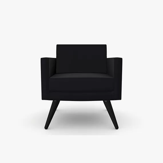 FIFT05 Fifty Series Arm Chair With Wooden Legs