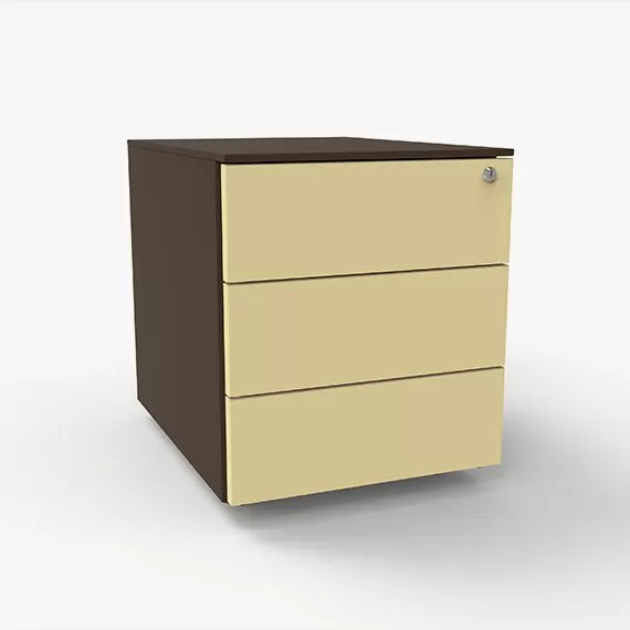 Pedestal - 3 Personal Drawers