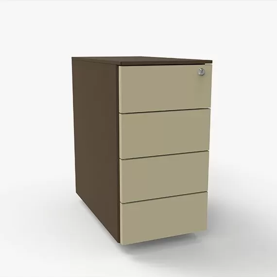 Pedestal - 4 Personal Drawers