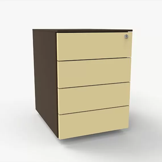 Pedestal - 4 Personal Drawers