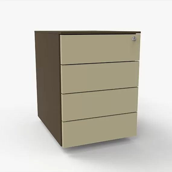 Pedestal - 4 Personal Drawers