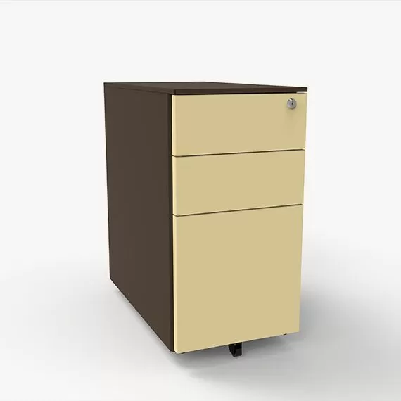 Beam Pedestal - 4 Personal Drawers