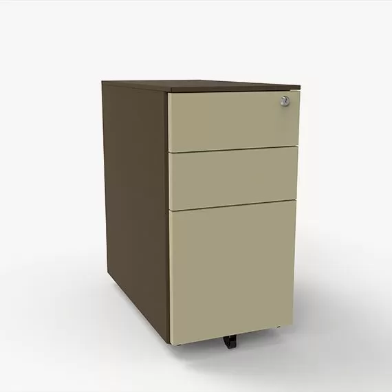 Beam Pedestal - 4 Personal Drawers