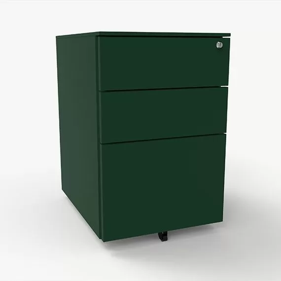 Under Desk Pedestal -2 Personal + 1 Filing Drawer