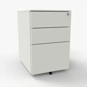 Under Desk Pedestal -2 Personal + 1 Filing Drawer