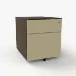 Pedestal 2 Drawer Under-Desk