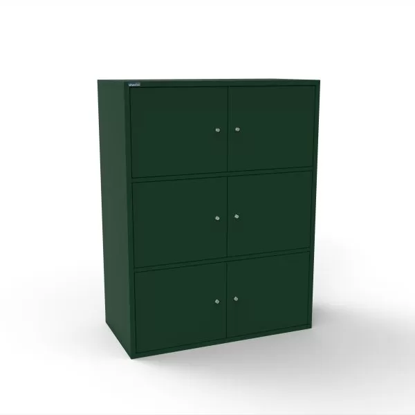 M:Line Six Personal Lockers with digital kitlock