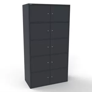 M:Line Ten Personal Lockers with digital kitlock