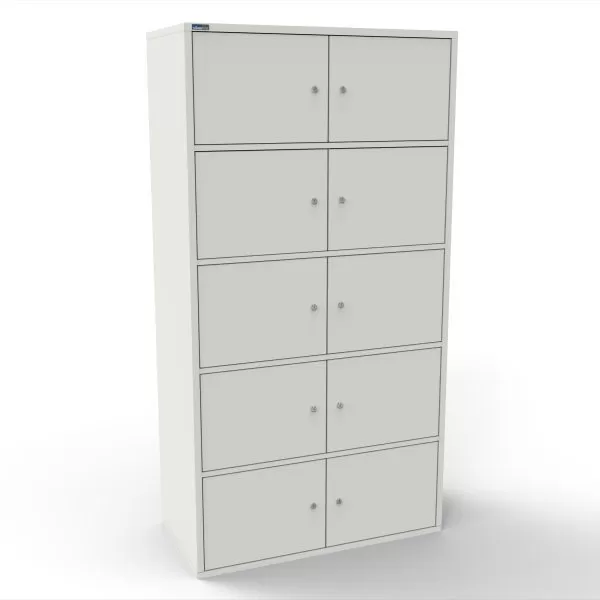 M:Line Ten Personal Lockers with digital kitlock