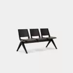 PL-SSS Pila Beam Three Unit Seat Beam, Plastic Seat and Back