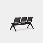 PL-SSS Pila Beam Three Unit Seat Beam, Plastic Seat and Back