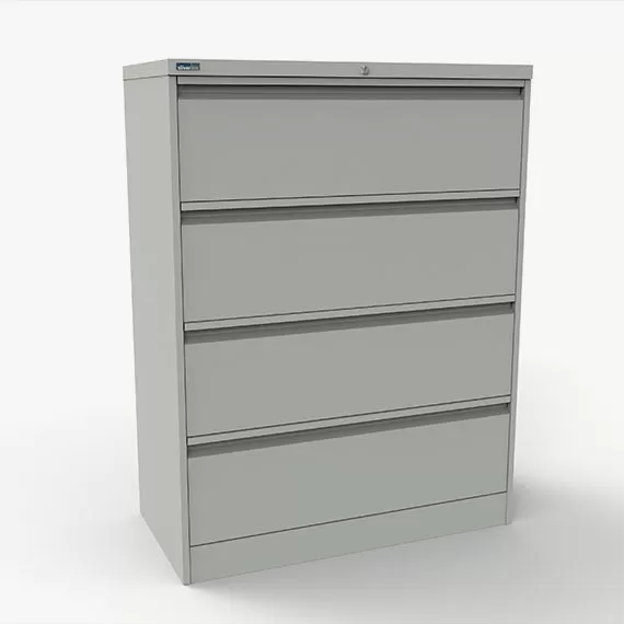 M:Line Side Filer - 4 drawer 1000mm wide