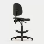 T100IND Industrial No Arms Square Seat and Back, Draughtsman