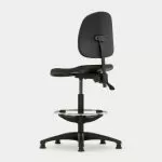 T100IND Industrial No Arms Square Seat and Back, Draughtsman