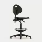 T90IND Industrial No Arms Round Seat and Back, Draughtsman