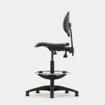 T90IND Industrial No Arms Round Seat and Back, Draughtsman