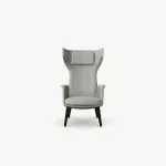 TAR403 Tarry Wing Lounge Chair With Wooden Legs