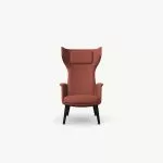 TAR403 Tarry Wing Lounge Chair With Wooden Legs