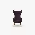 TAR403 Tarry Wing Lounge Chair With Wooden Legs