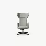 TAR405 Tarry Wing Lounge Chair With 4 Star Swivel Base