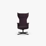 TAR405 Tarry Wing Lounge Chair With 4 Star Swivel Base