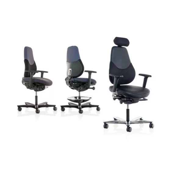 FLO - MBH - Midback Swivel Ergonomic Task Chair With Headrest