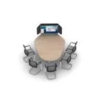 AD - 91 SRO  Away From The Desk - Huddle Buddle Group Working Table 1200mm Diameter