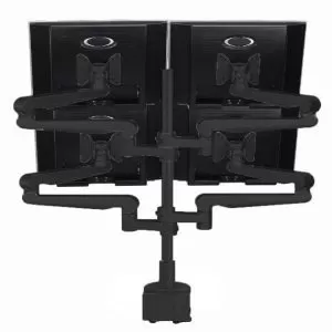 CMS2980B -  Ascend Multimount Quad Screen with Desk Clamp