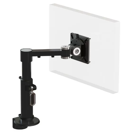 XSTREAMCOMB01S - X-Stream Single Beam Monitor Arm with Through Desk and Clamp Fixing