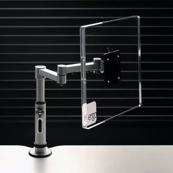 XSTREAMCOMB02S - X-Stream 2 Beam Monitor Arm with Through Desk and Clamp Fixing